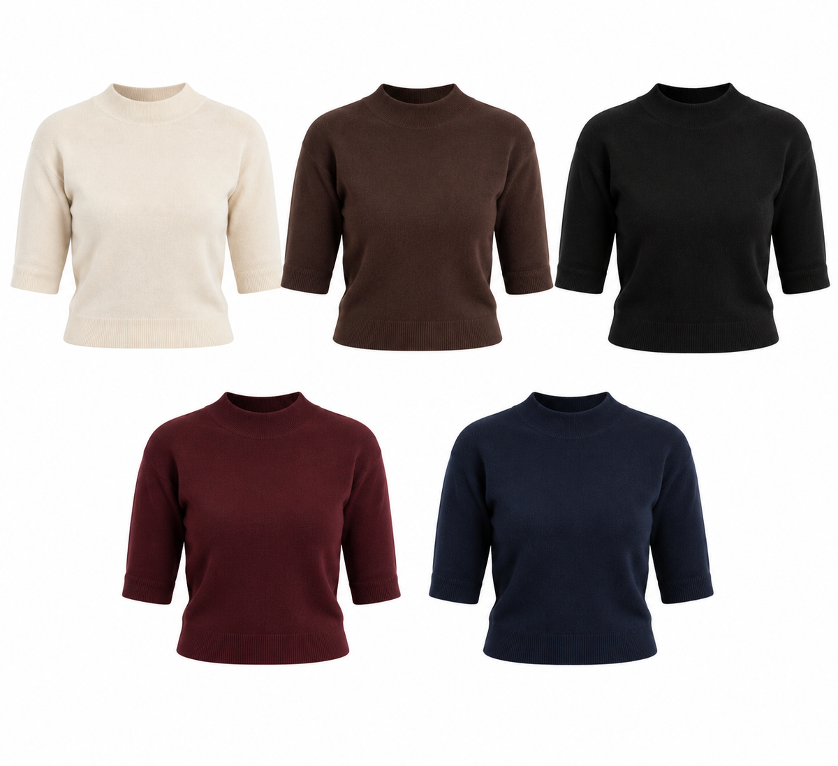 Maglioncino Collo Alto Slim