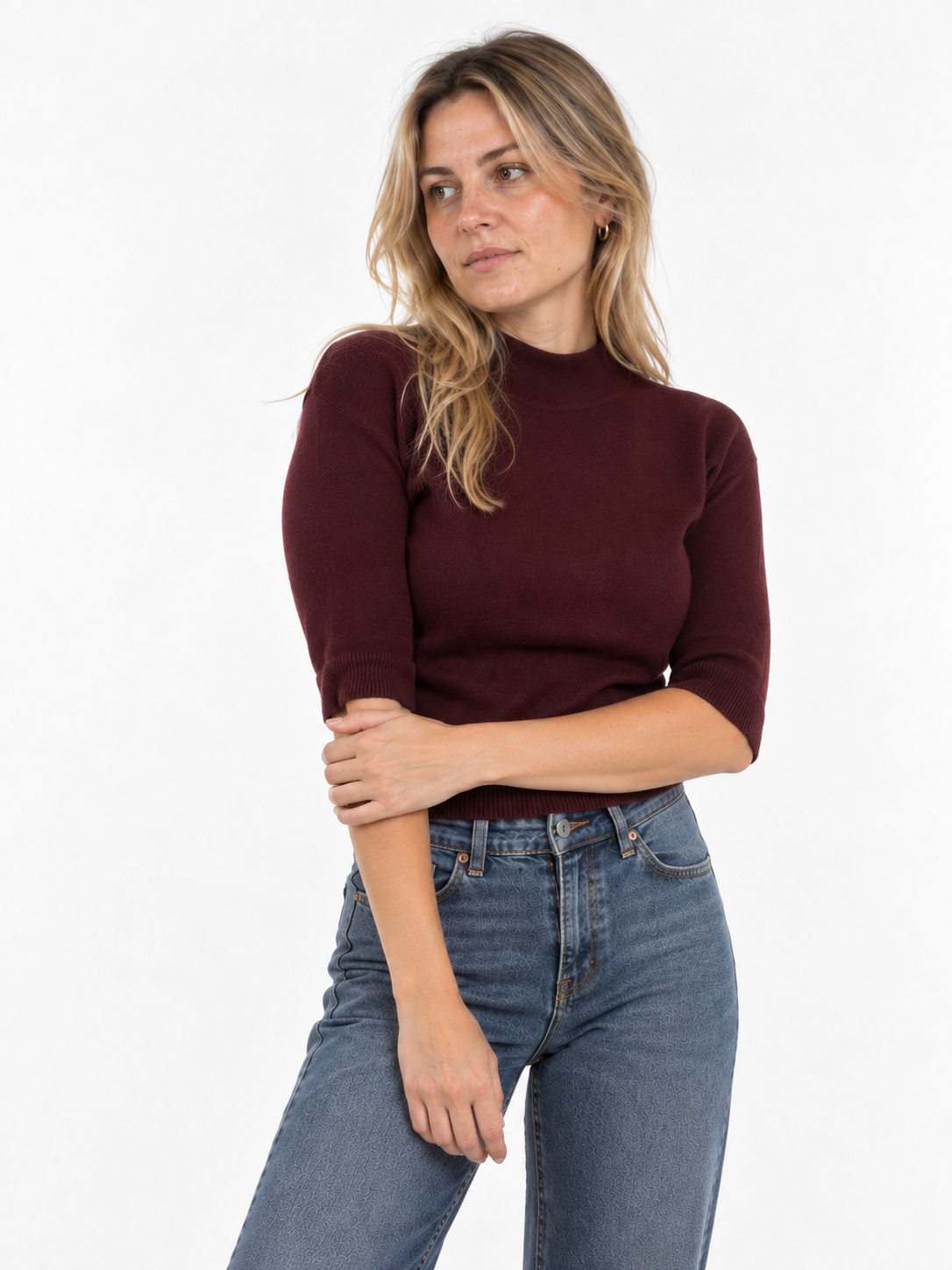 Maglioncino Collo Alto Slim