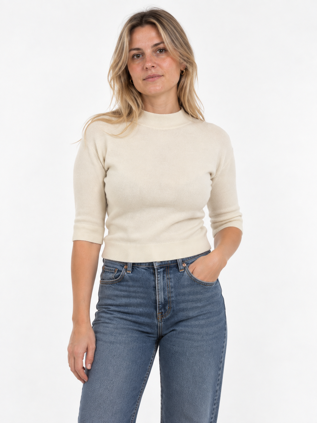 Maglioncino Collo Alto Slim